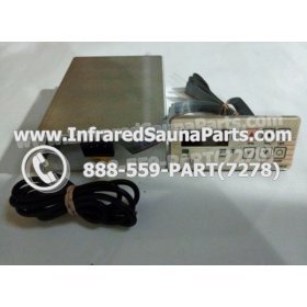 COMPLETE CONTROL POWER BOX WITH CONTROL PANEL - COMPLETE CONTROL POWER BOX  SUNETTE INFRARED SAUNA WITH CONTROL PANEL 11