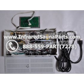 COMPLETE CONTROL POWER BOX WITH CONTROL PANEL - COMPLETE CONTROL POWER BOX CAL SAUNA INFRARED SAUNA STYLE 1 WITH ONE CONTROL PANEL 18