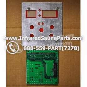 CIRCUIT BOARDS WITH  FACE PLATES - CIRCUIT BOARD WITH FACE PLATE VIDAL INFRARED SAUNA  06S064 6