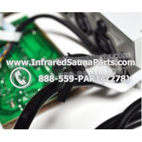 COMPLETE CONTROL POWER BOX WITH CONTROL PANEL - COMPLETE CONTROL POWER BOX SUNMATE INFRARED SAUNA STYLE 1 WITH TWO CONTROL PANELS 4