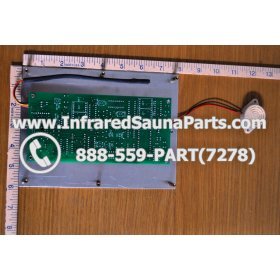 CIRCUIT BOARDS WITH  FACE PLATES - CIRCUIT BOARD WITH FACE PLATE HEATWAVE INFRARED SAUNA 03112006 MANUAL ON  OFF SWITCH 5