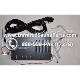 COMPLETE CONTROL POWER BOX 110V / 120V - COMPLETE CONTROL POWER BOX 110V  120V WITH 7 CIRCUIT BOARD PINS  6 FEMALE PLUGS SAUNAGEN INFRARED SAUNA 14