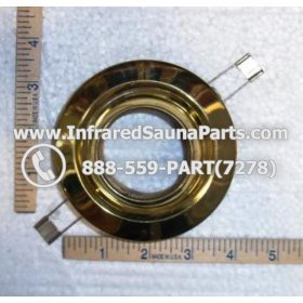 COMPLETE LIGHT ASSEMBLY 12V - COMPLETE LIGHT ASSEMBLY IN GOLD FINISH WITH BULB 12V 6