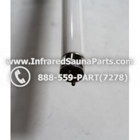 COMPLETE LIGHT ASSEMBLY 110V / 120V - COMPLETE LIGHT ASSEMBLY WITH BULB - 2 PIN CONNECTION FOR EXTERIOR SUNLIGHT INFRARED SAUNA 110V / 120V 8