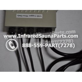 COMPLETE CONTROL POWER BOX 220V / 240V - COMPLETE CONTROL POWER BOX 220V / 240V HEATWAVE INFRARED SAUNA WITH 8 HEATER PLUGS v1 5