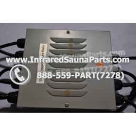 COMPLETE CONTROL POWER BOX 220V / 240V - COMPLETE CONTROL POWER BOX 220V / 240V BAMXSAUNA INFRARED SAUNA WITH 8 HEATER PLUGS v1 7