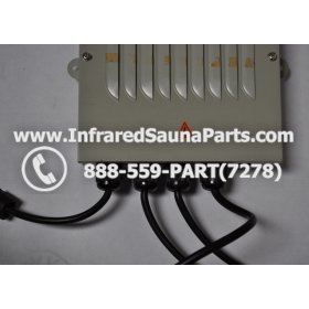 COMPLETE CONTROL POWER BOX 220V / 240V - COMPLETE CONTROL POWER BOX 220V / 240V SUNTECH INFRARED SAUNA WITH 8 HEATER PLUGS v2 3