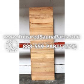 WOOD BENCHS + HEATERS - HEMLOCK WOOD BENCH ( 55.2" x 17.7" ) 1