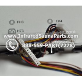 COMPLETE CONTROL POWER BOX WITH CONTROL PANEL - COMPLETE CONTROL POWER BOX JOSEN INFRARED SAUNA STYLE 4 WITH TWO CONTROL PANELS 7