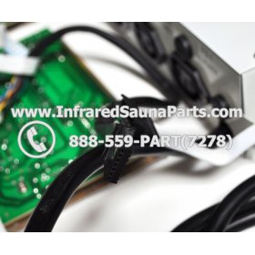 COMPLETE CONTROL POWER BOX WITH CONTROL PANEL - COMPLETE CONTROL POWER BOX MASTERSAUNA INFRARED SAUNA STYLE 1 WITH TWO CONTROL PANELS 4