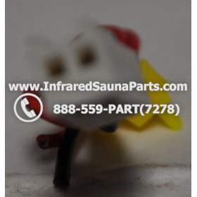 THERMOSTATS - THERMOSTAT - 2 PIN MALE TO FEMALE IN BLACK AND RED EXTENSION CORD 15