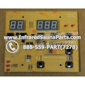 CIRCUIT BOARDS / TOUCH PADS - CIRCUIT BOARD  TOUCHPAD JOSEN INFRARED SAUNA SRZHX00D - (8 BUTTONS) 1