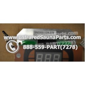 COMPLETE CONTROL POWER BOX WITH CONTROL PANEL - COMPLETE CONTROL POWER BOX GAIA 110V  220V SN20051124185 WITH CIRCUIT BOARD SN 20051124279 AND FACEPLATE AND REMOTE CONTROL 12