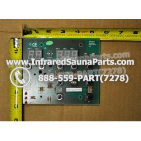 CIRCUIT BOARDS / TOUCH PADS - CIRCUIT BOARD  TOUCHPAD GAIA INFRARED SAUNA SRZHX001 - (10 BUTTONS) 10