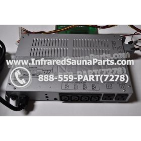 COMPLETE CONTROL POWER BOX WITH CONTROL PANEL - COMPLETE CONTROL POWER BOX GAIA INFRARED SAUNA STYLE 3 WITH ONE CONTROL PANEL 5