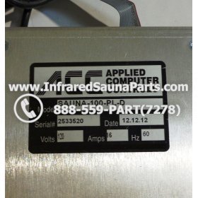 COMPLETE CONTROL POWER BOX WITH CONTROL PANEL - COMPLETE CONTROL POWER BOX ACC-100-PL-D WITH CONTROL PANEL 12