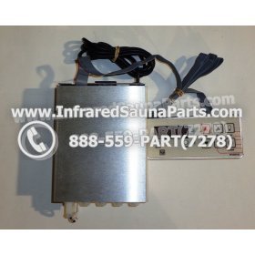 COMPLETE CONTROL POWER BOX WITH CONTROL PANEL - COMPLETE CONTROL POWER BOX  SOFTHEAT INFRARED SAUNA WITH CONTROL PANEL 2