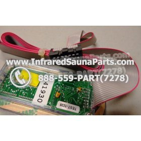 CIRCUIT BOARDS WITH  FACE PLATES - CIRCUIT BOARD WITH FACEPLATE EZE INFRARED SAUNA BLACK 3