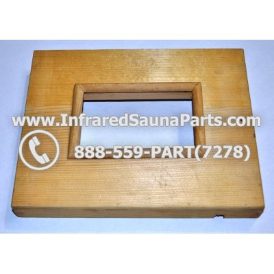 WOOD CONTROL PANEL TRIMS - HEMLOCK WOOD CONTROL PANEL TRIM STYLE 2 1