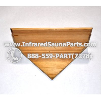 WOOD SHELVES + CUP HOLDERS - HEMLOCK WOOD CUP HOLDER STYLE 1 1