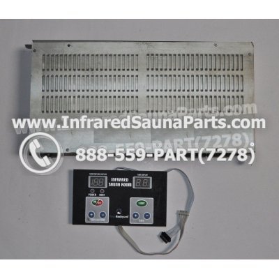 COMPLETE CONTROL POWER BOX WITH CONTROL PANEL - COMPLETE CONTROL POWER BOX LONGEVITY INFRARED SAUNA STYLE 2 WITH ONE CONTROL PANEL 1