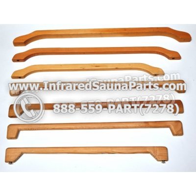 WOOD HANDLES + TOWEL HANDLES - HEMLOCK WOOD TOWEL HANDLE ( 22" x 2" ) 1